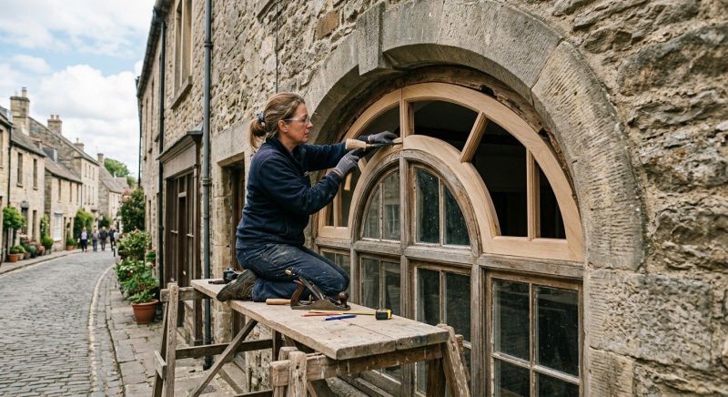 Arched Window Repair in Kansas City, KS