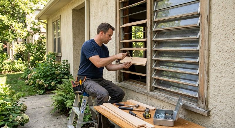 Slatted Window Repair in Alpharetta, GA
