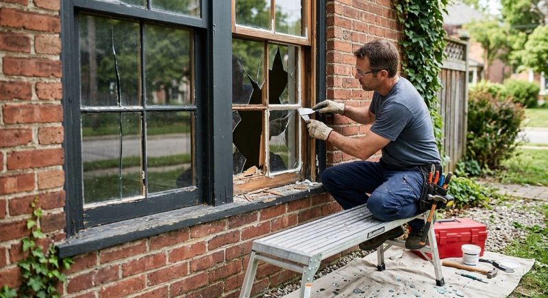 Broken Window Repair in Alpharetta, GA