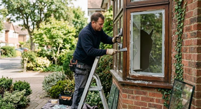Curved Window Repair in Olathe, KS
