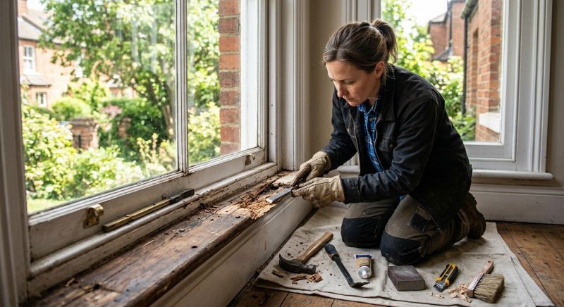 Window Sill Replacement in Wilmington, NC