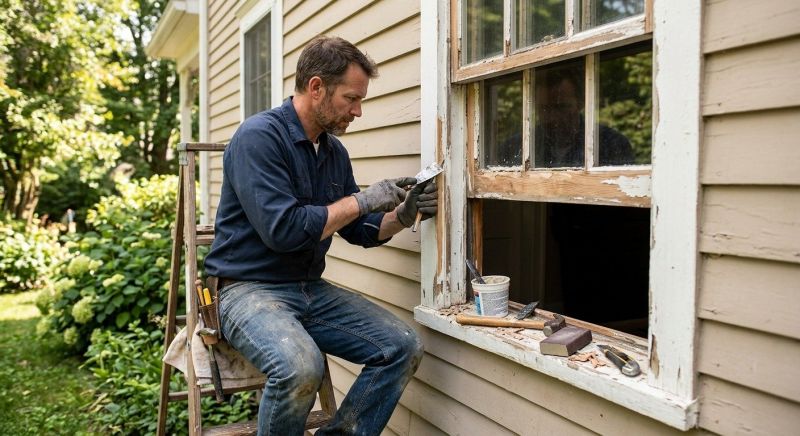 Wood Window Repair in Alpharetta, GA