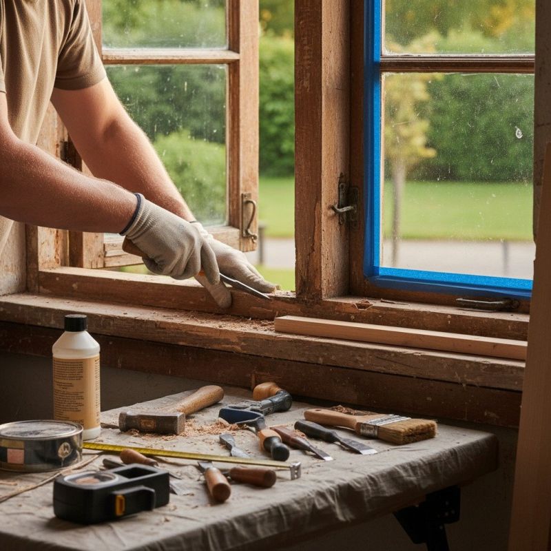 Wood Window Repair in Alpharetta, GA